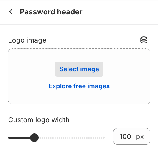Password header settings