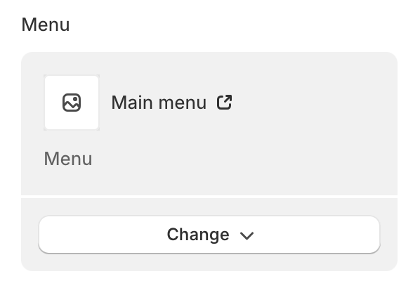 Header section settings