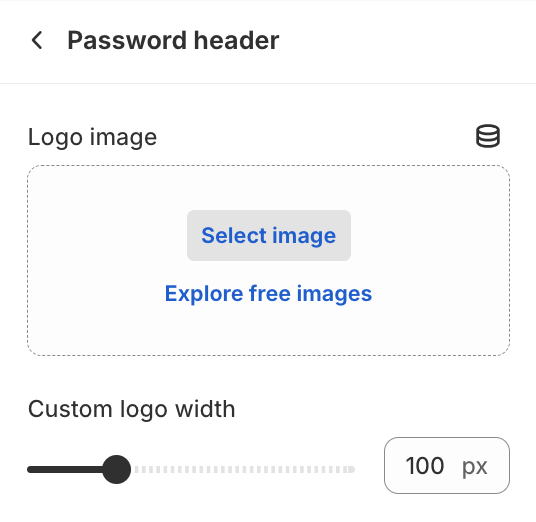 Password header settings